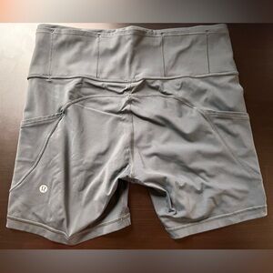 Like new Lululemon shorts grey
